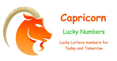 capricorn lucky lottery numbers for today|Capricorn Lucky Numbers for Today & Tomorrow .